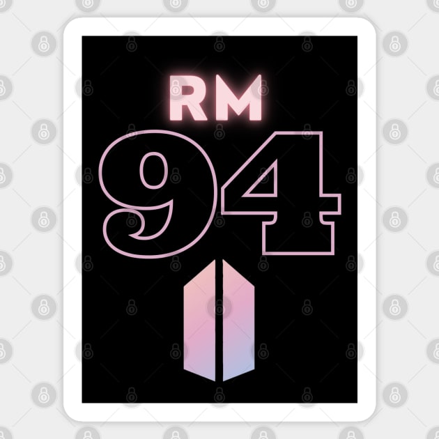 BTS RM 94: Logo Sticker by TheMochiLife